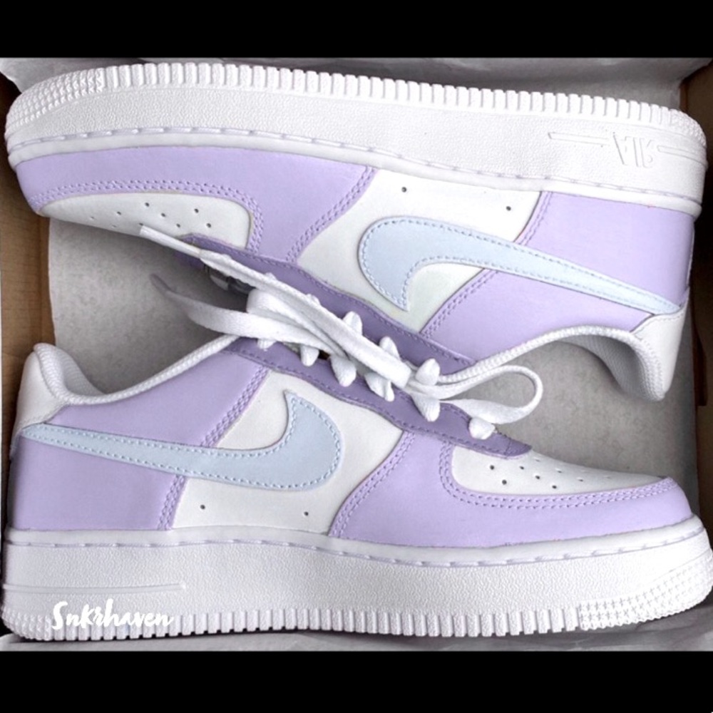 Nike Color-block Air Force 1s - Picture 1 of 1